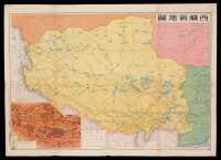 M 1951年彩色版《西藏新地图》一幅